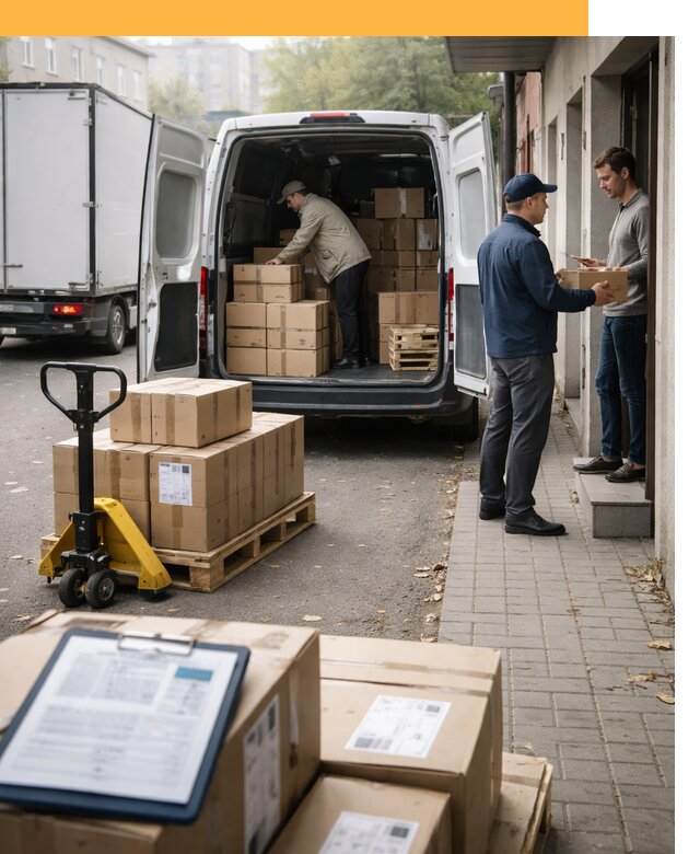 Доставка грузов от двери до двери с таможней от 46620 руб.