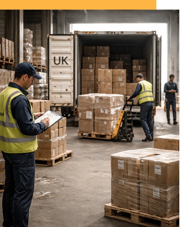 Доставка грузов из Великобритании с таможенным оформлением от 12950