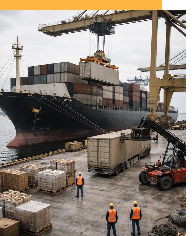 Морские перевозки из Индии: доставка FCL/LCL, таможня от 124320