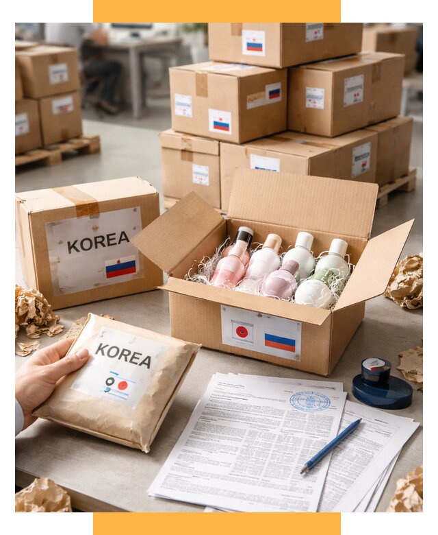Доставка косметики из Кореи от 8806 р. под ключ | СетСервис-Нжт