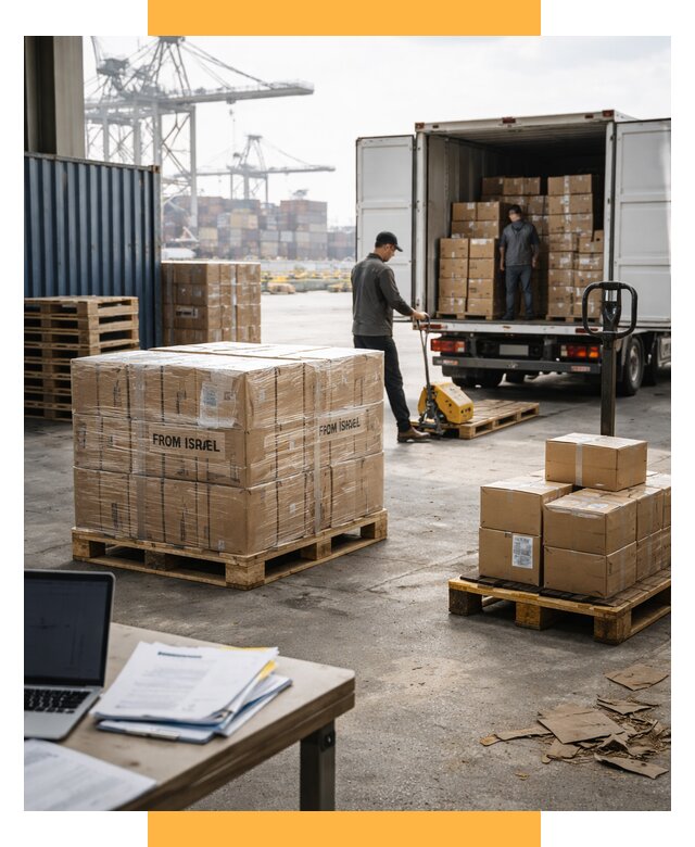 Доставка грузов из Израиля от 15540 р., логистика от СетСервис-Нжт
