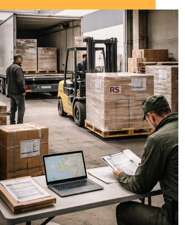 Доставка грузов в Сербию от 46620 руб, международные перевозки