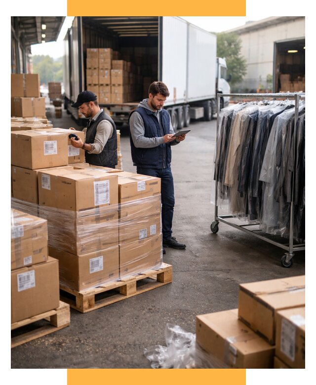 Перевозка и доставка одежды из Китая от 7770 р., СетСервис-Нжт