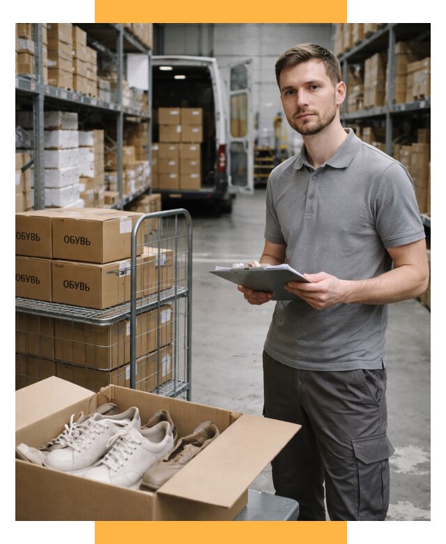 Доставка обуви из Китая и Турции от 4662 р. СетСервис-Нжт