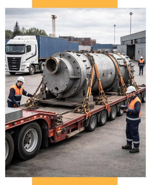 Перевозка тяжеловесных грузов под ключ от 155400 р. | СетСервис-Нжт