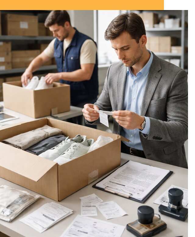 Таможенное оформление одежды и обуви по выгодной цене от 6734 руб