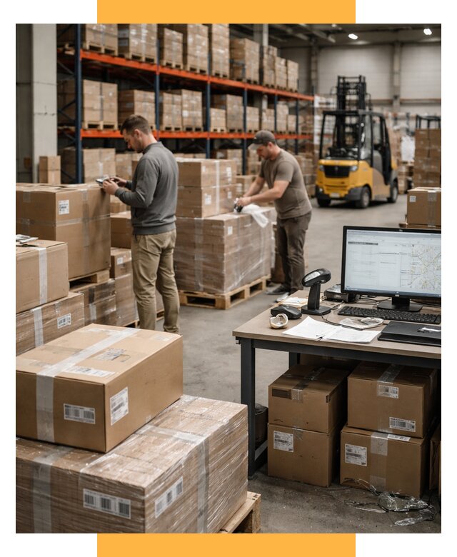 Склад консолидации в Европе от 6734 р., услуги СетСервис-Нжт